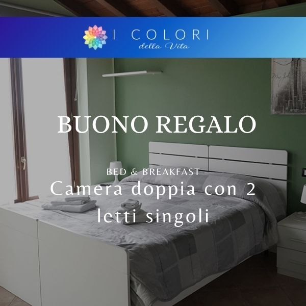 Buono Regalo Bed & Breakfast: Camera doppia con 2 letti singoli